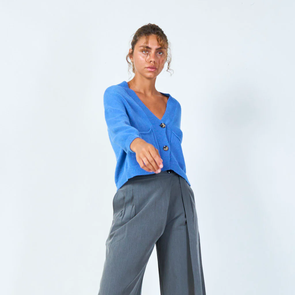 Classic button-up cardigan