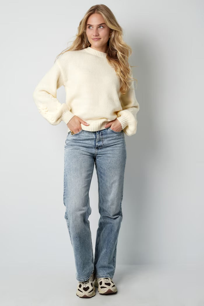 Lovely floral touch sweater